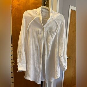 American Eagle Outfitters Long Sleeve Cotton Shirt